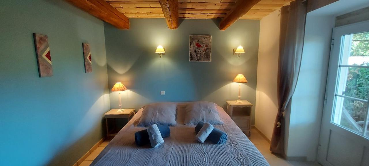 Chambre Malon Mas Bel Esperance Saint-Andre-d'Olerargues Dış mekan fotoğraf