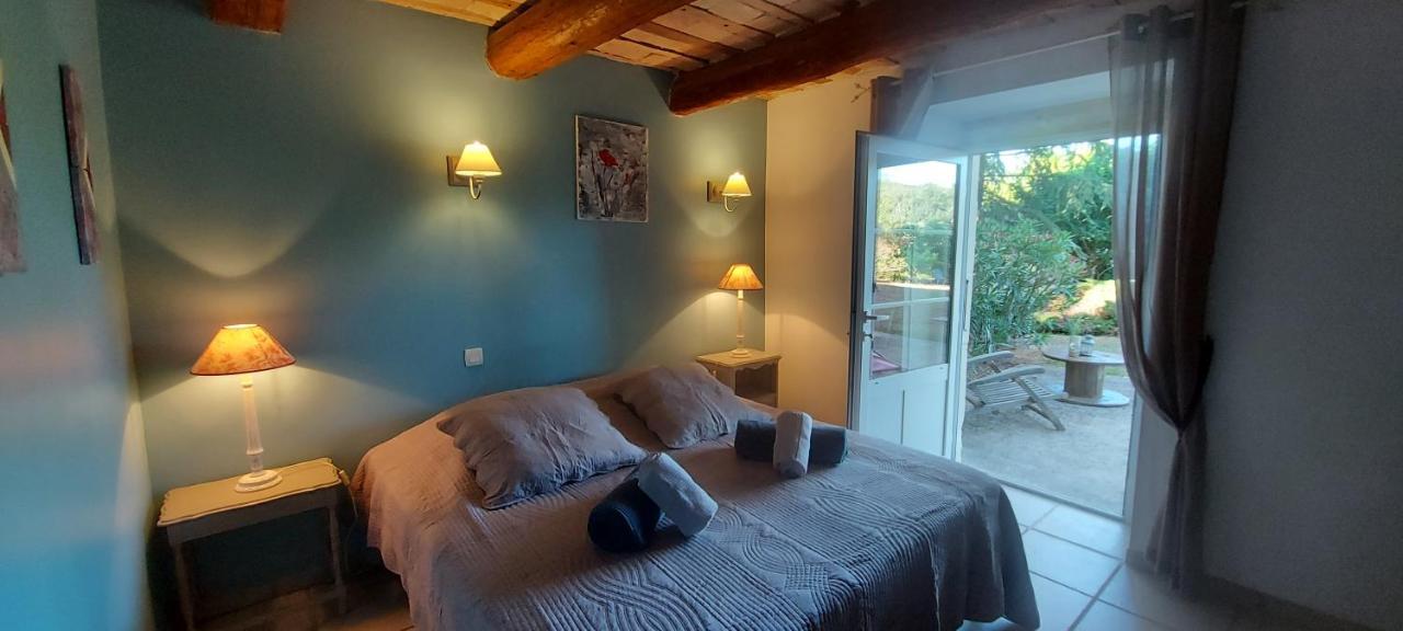 Chambre Malon Mas Bel Esperance Saint-Andre-d'Olerargues Dış mekan fotoğraf