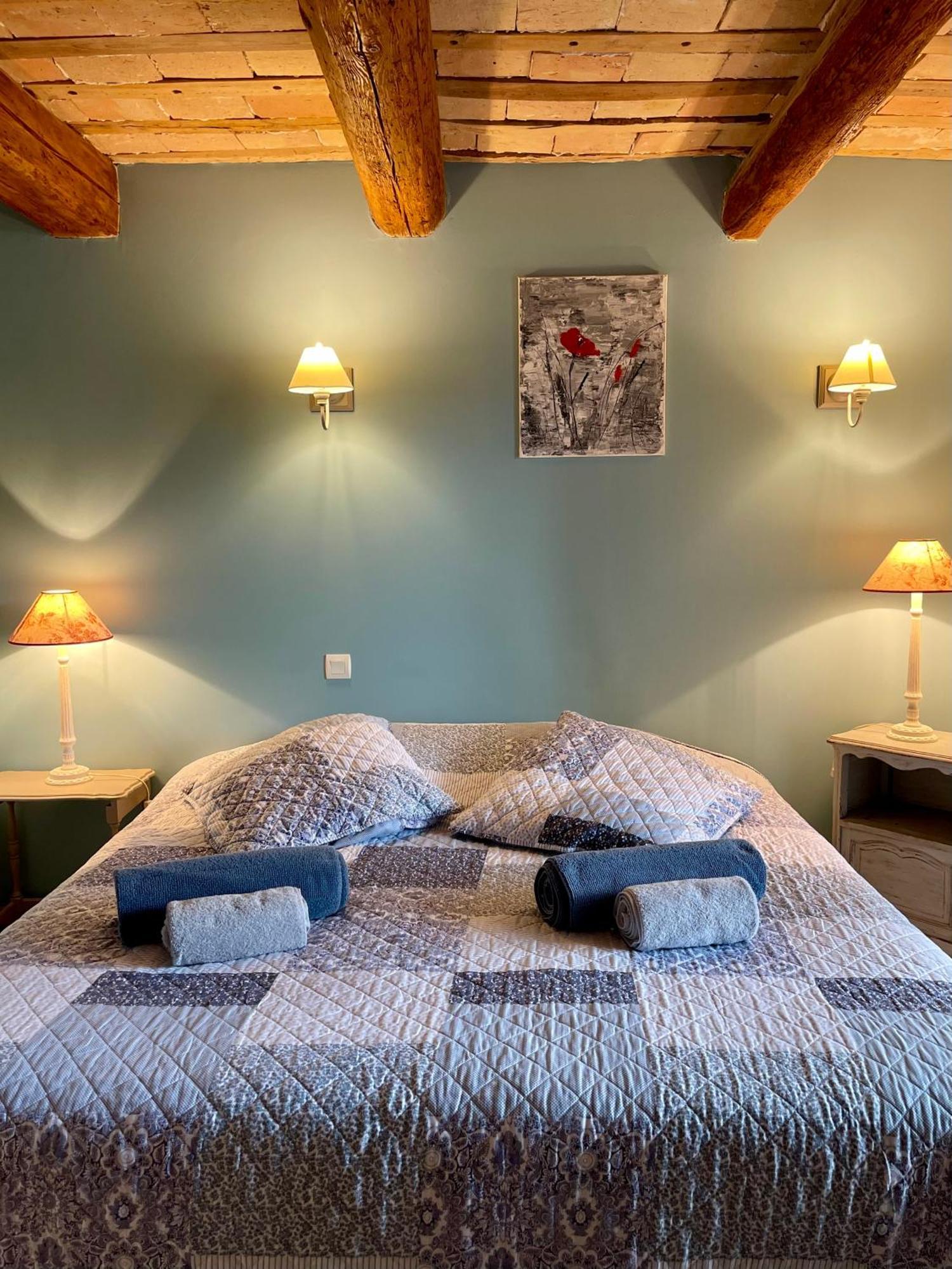 Chambre Malon Mas Bel Esperance Saint-Andre-d'Olerargues Dış mekan fotoğraf